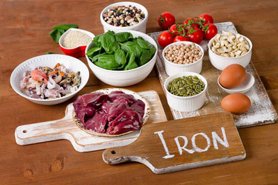 بهترین مواد غذایی برای کمبود آهن
