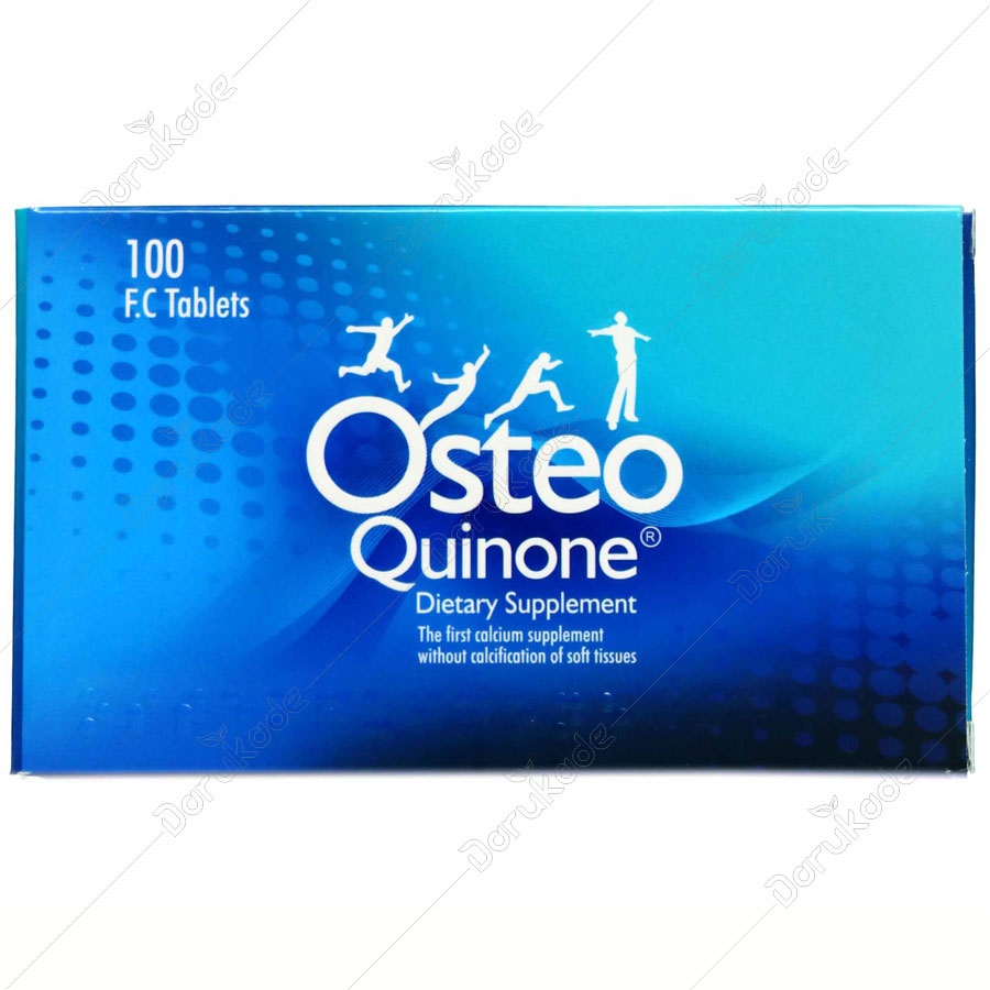 زمان مصرف قرص osteo quinone
