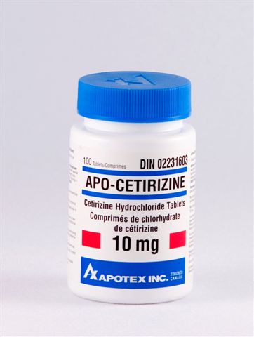 cetirizine 10 mg tab apo
