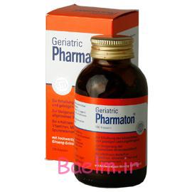 موارد استفاده قرص geriatric pharmaton
