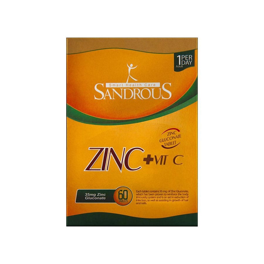 قرص sandrous zinc gluconate vitamin c
