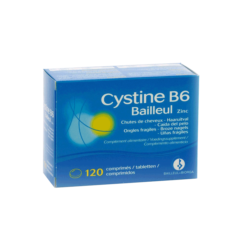 قرص cystine b6 bailleul zinc
