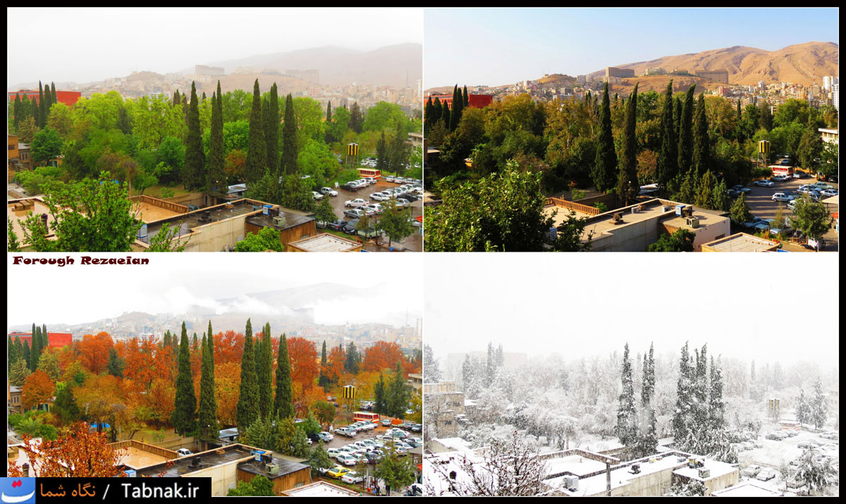 عکس از چهار فصل ایران