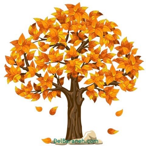 عکس کاردستی فصل پاییز با کاغذ رنگی