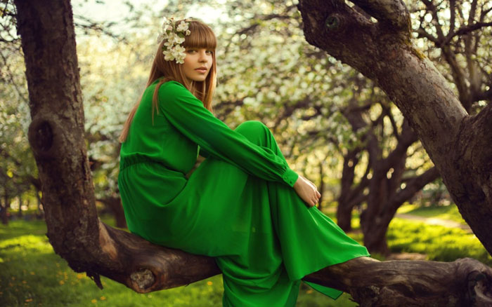 روانشناسی رنگ سبز در لباس
