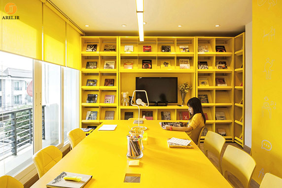روانشناسی رنگ زرد در معماری
