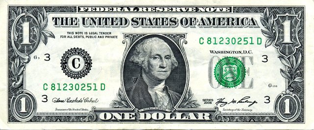 تصویر یک دلار آمریکا