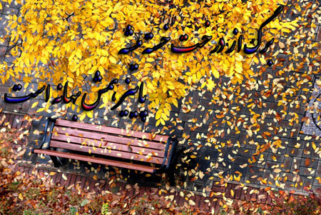 عکسهای پاییزی با متن زیبا