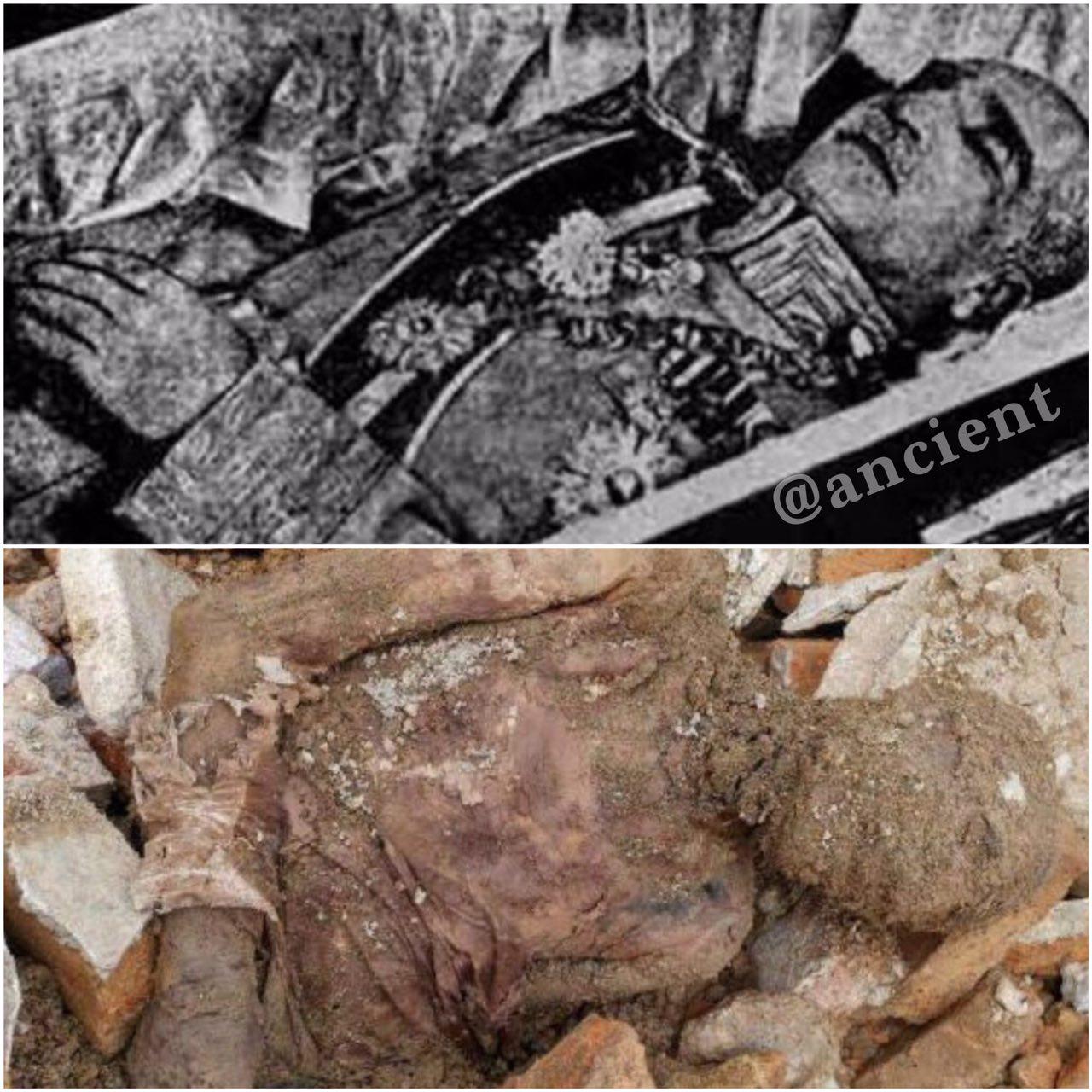 عکس جسد پیدا شده رضا شاه