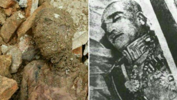 عکس جسد پیدا شده رضا شاه