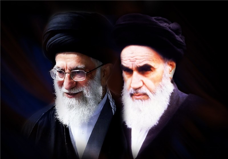 دانلود عکس رهبر و امام خمینی