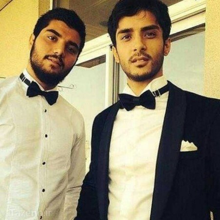 عکس سینا مهراد و برادرش ساعد سهیلی