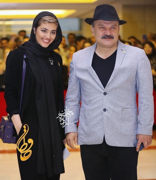 عکس سینا مهراد و ریحانه پارسا در جشن حافظ