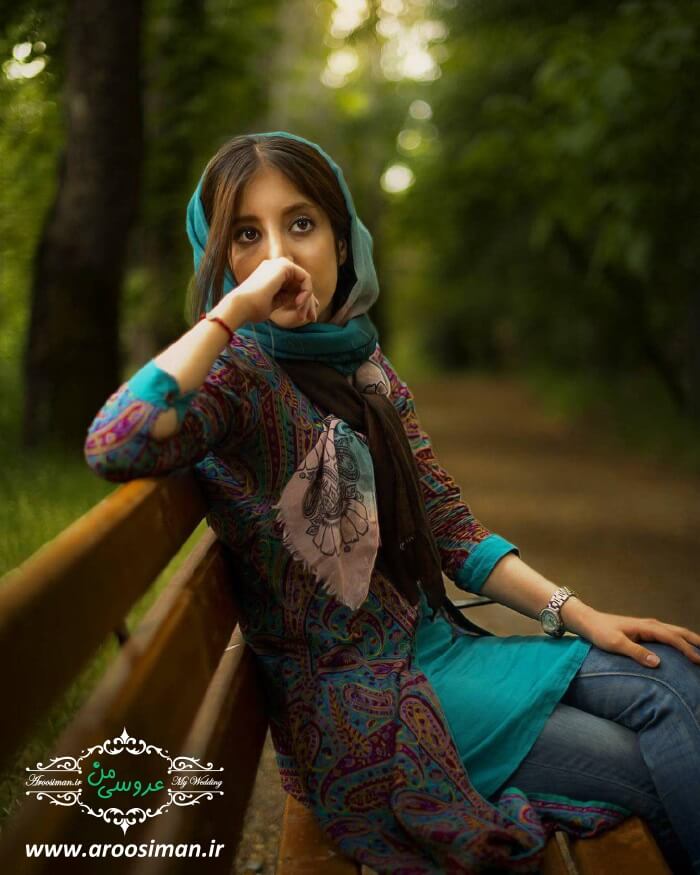 ژست عکس اسپرت دخترانه ایرانی