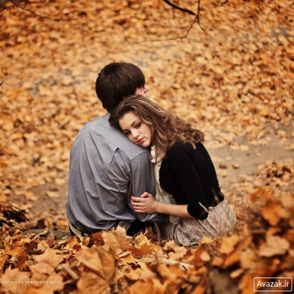 عکس عاشقانه دونفره پاییز