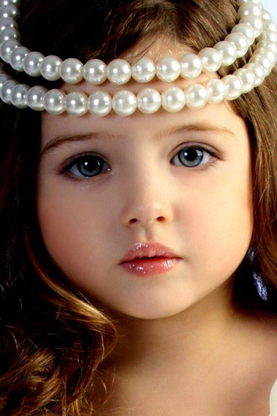 عکس دختر بچه خوشگل مو مشکی