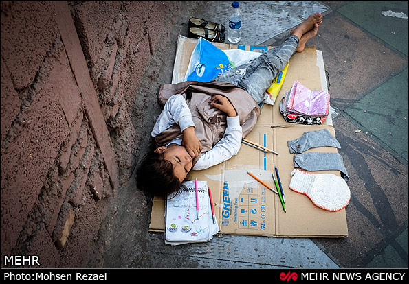 عکس بچه های کار در ایران