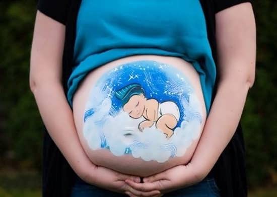 عکس دوران بارداری برای پروفایل