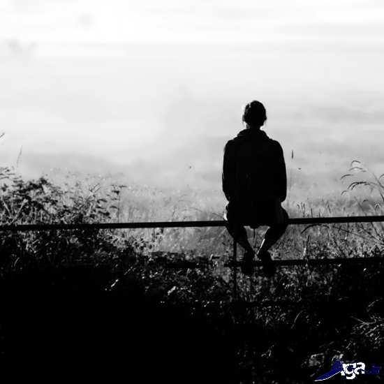 عکس تنهایی و غم