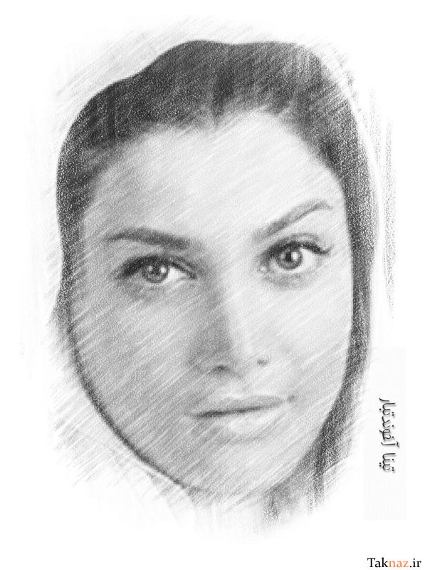 عکس چهره زن برای نقاشی