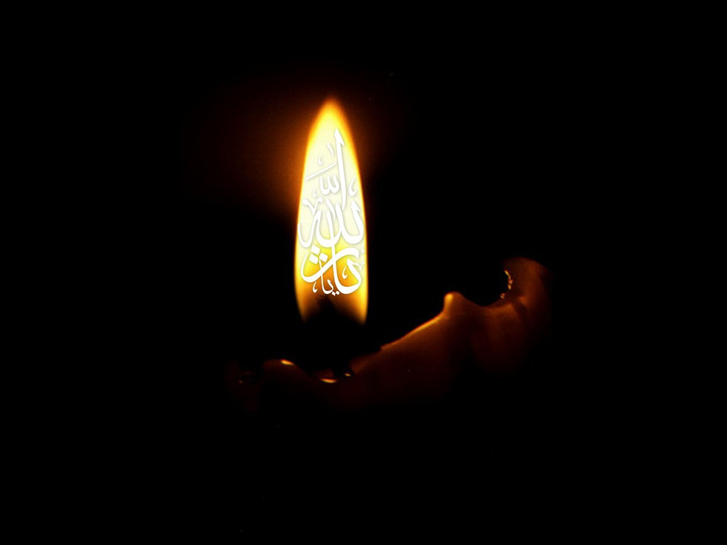 عکس شمع مشکی برای تسلیت