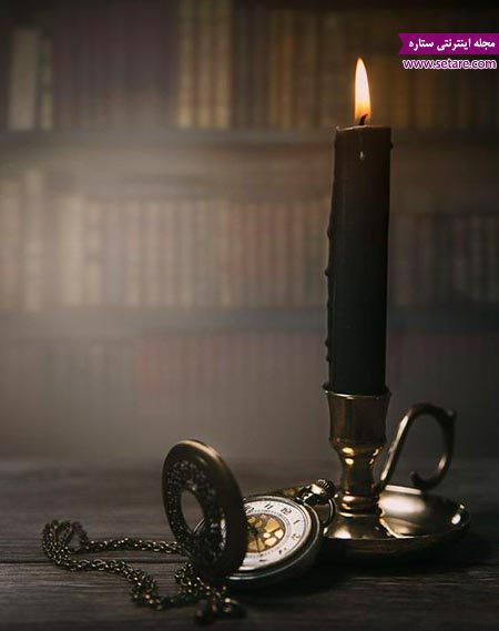 عکس شمع مشکی زیبا