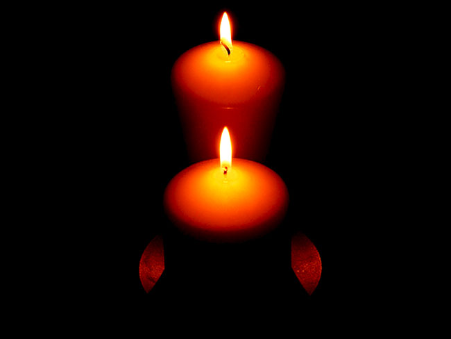عکس شمع مشکی زیبا