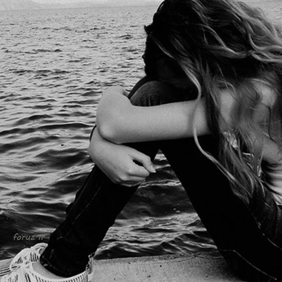 عکس غمگین دختر بدون متن