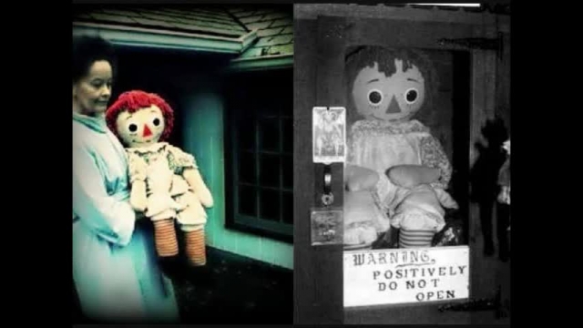 عکس های واقعی عروسک آنابل در موزه