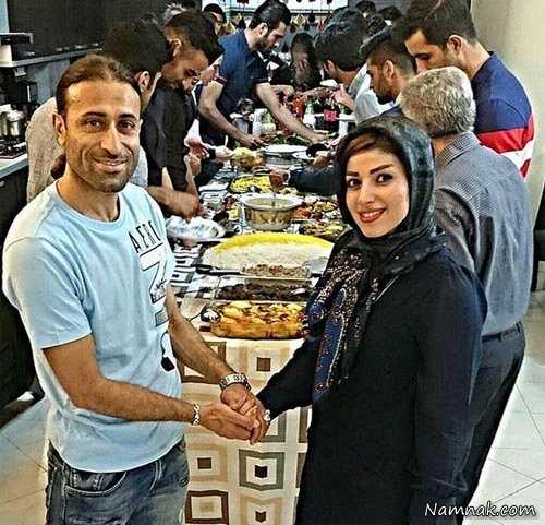 عکس فوتبالیست های ایرانی با همسرشان