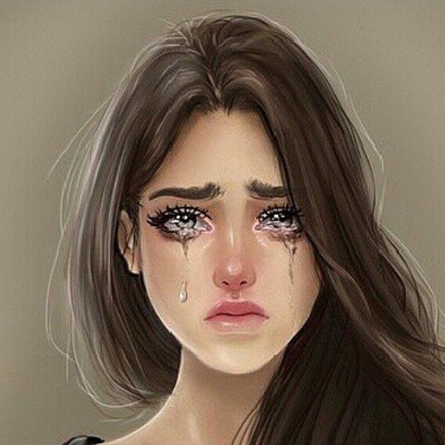 عکس گریه دختر