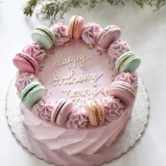 عکس کیک تولد دخترانه ساده شیک