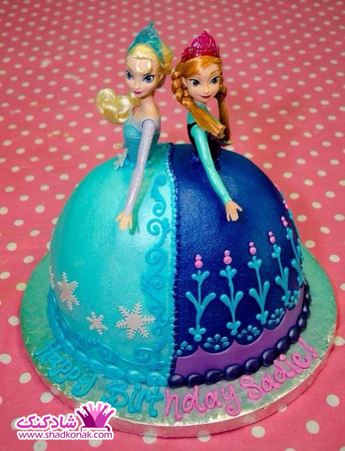 عکس کیک تولد دخترانه باربی السا