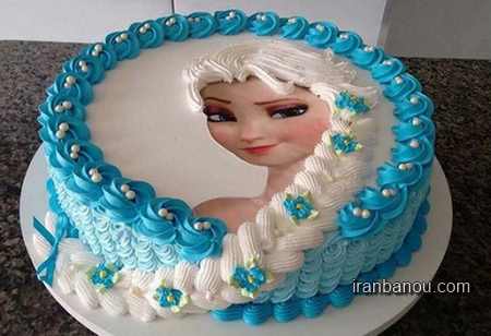 عکس کیک تولد دخترانه باربی السا
