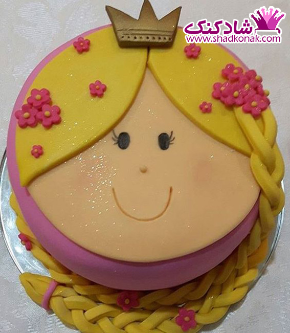 عکس زیبا از کیک تولد دخترانه