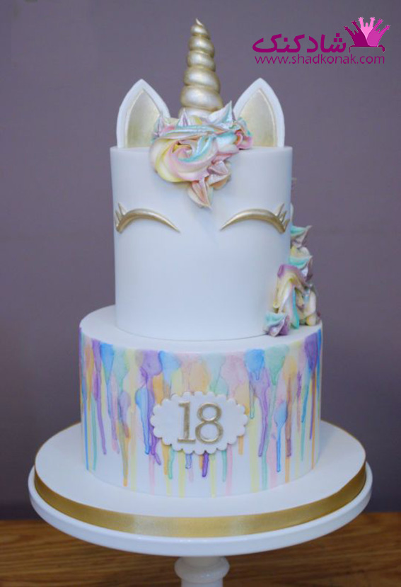 عکس زیبا از کیک تولد دخترانه