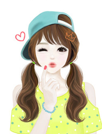 عکس پروفایل کارتونی دختر خوشگل