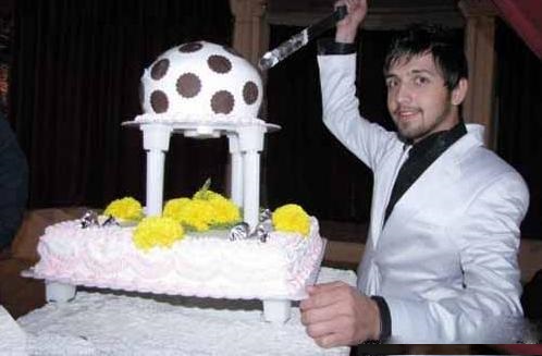 عکس کیک تولد عاشقانه مردانه