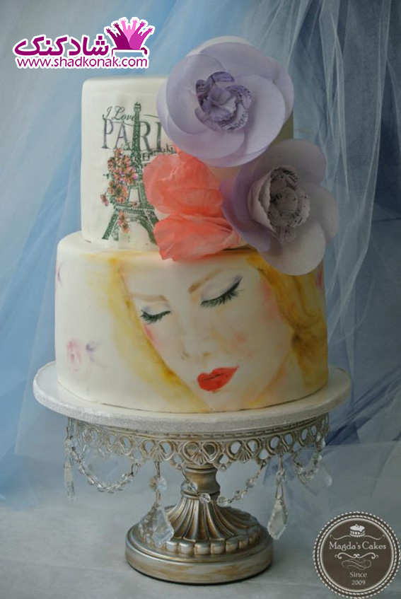 عکس کیک تولد دخترانه شیک ایرانی
