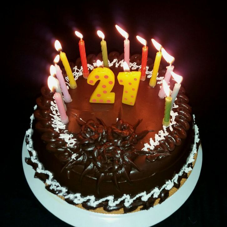 عکس کیک تولد با شمع 22