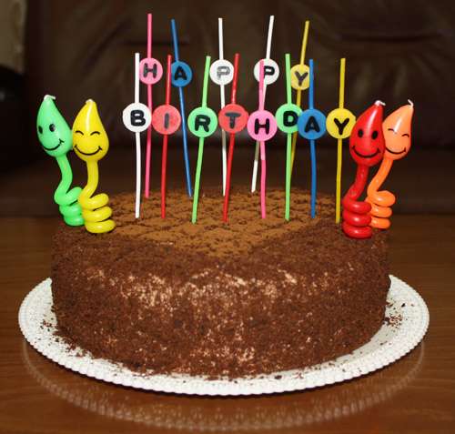 عکس کیک تولد با شمع 29 سالگی