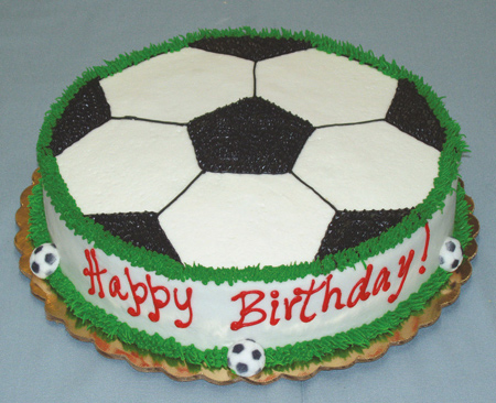 عکس کیک تولد پسرانه فوتبال