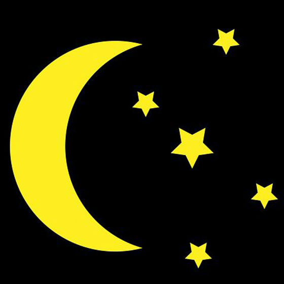 عکس ماه و ستاره فانتزی