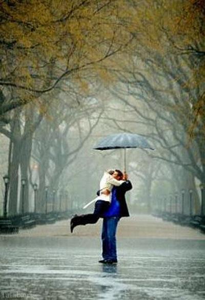 عکس پروفایل باران عاشقانه