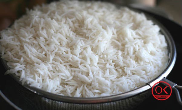 طرز تهيه برنج آبكش شده
