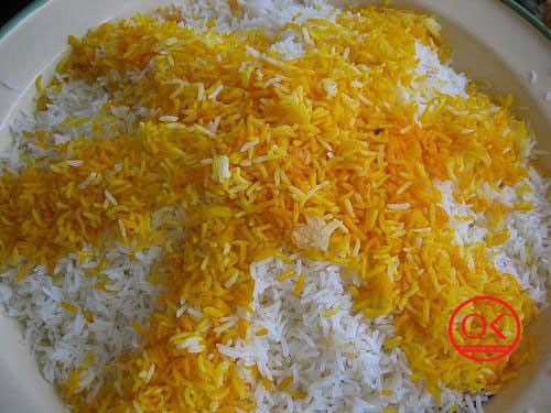 طرز تهیه زعفران و زرشک روی برنج
