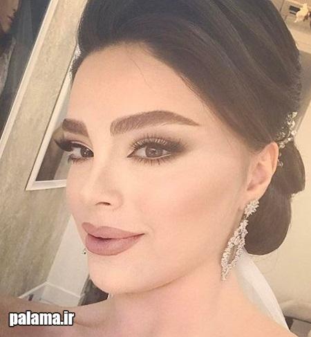 مدل آرایش زیبای عروس ایرانی
