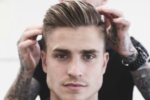 مدل مو کوتاه مردانه برای صورت گرد
