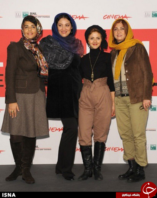 مدل مانتو بازیگران زن ایرانی روی فرش قرمز
