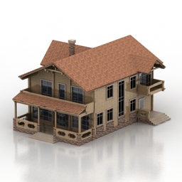 مدل خانه ویلایی دو طبقه
